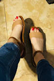 The sandals are very beautiful and comfortable. They have good quality. - Erebooni A.