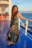 Comfortable, beautiful fabric!!!! I did alter 4" off the bottom; it's long! I'm 5'7" - Courtney R.