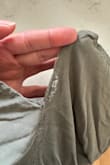 I bought this short sleeve button down as a comfortable summer top option for the office and it fits all the criteria except after 3 washes and wears, it has a hole and almost looks like the fabric shredded. I cannot recommend spending your money on this item. Very disappointed but like the overall style, color and fit. - Elizabeth W.