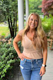 I love the style of this shirt. I dressed it up with black skinny jeans, or just jeans , or a jean skirt with flats. I've worn it 3x already! True to size! - Charissa G.