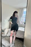 I need this dress in every color. It's SO comfortable and stretchy and can be dressed up with cute heels/boots or dressed down with sneakers and a denim jacket. Love love love. - Rivka G.