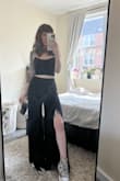 I love these so much, they're stretchy and comfy. They're a little long but that doesn't bother me because it looks flowy and pretty when I walk - Rivka G.