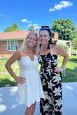 I bought this for my bridal showers. I ordered multiple from you and finally found this one. I love it. I did have to get it hemmed bc I'm petite and once I did that, it's perfect. Nothing but compliments - Jill D.
