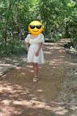 I bought this dress for my engagement photos and I absolutely love it! It fit like a glove, got a lot of compliments and photographed beautifully! The zipper is a little tricky to work with but will definitely wear this as much as I can. - Paola L.