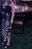 The L fit perfectly and is supportive enough I don't need to wear a bra with it. I have worn this to a couple weddings and received many compliments. - Amanda T.