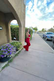 I love this suit! I just ordered another in pink. I'm short, 5'2, so the inseam is a little long for me even with heels - Jessica