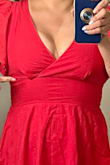On the bust, there are seams that are JUST okay when staring straight on. However, when I turned to the side, the folds were so low on the bust that it made it look like I had saggy breasts. Everything else fit so beautifully, but I can't get over the seams on the breast area. - Sarah F.