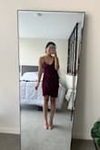 I purchased medium initially, which was okay, but it was a bit large on the waist area so I returned for S. The image is for M size - Yasaman A.