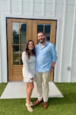 I loved this dress. Even cuter in person than online. I wore this for my wedding rehearsal and it was a hit! The back is a tie only, so if you're worried about how secure it is, that would be the only tip. - Kelsey S.