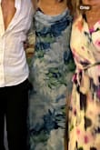 Beautiful pattern & style! I loved the unique low scoop back and blue/green floral pattern. Overall, the dress fit very well maybe just slightly loose on the sides! Material, as well, was very breathable and great for a summer wedding or other formal occasion. - Amelia S.