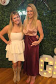 Great quality, beautiful fit and look. I received a lot of compliments. Needed a dress in burgundy, although I don't like the burgundy :) I was best dressed grad mom :) - Larisa C.
