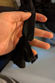 Material is a little stiff and rough. I also was disappointed with how quickly the strap ripped. This was after only one wear and washing on the hand wash/delicate setting on my washing machine. I wish I could get my money back but I can't since the tags were removed. - Casey W.