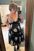 I love love love this dress. I am busty and cannot go to a wedding in this dress. I bought boob tape and it keeps the ladies in place- but no one will appreciate that much cleavage other than men. - Abby K.