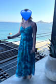I bought this dress for a destination wedding in Cabo, and it was sooo beautiful. Fitted in the right places but also loose and flowy for the hot weather. Unfortunately, one of the straps broke during cocktail hour and I had to keep trying to safety pin it throughout the rest of the night while dancing. If it wasn't for the strap breaking, I would have rated it a 5! I've been wearing (and loving) Lulus dresses for many years, and this is the first time I have ever had an issue. I think the strap material is not able to hold the weight of all the material at the bottom. - Tia F.