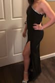 Elegant, flattering, the right amount of sexy dress. And comfortable. - Hilda B.