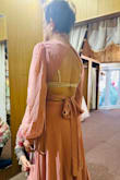 I purchased this dress as a gift for my mom. She has a wedding to attend to next year. The dress fits her perfectly, but we had to have it altered because it is quite too long for her. The material, design and color of this dress are just amazing. This dress is absolutely gorgeous, and my mom loves it! She will look stunning and will get a lot of good compliments on that day, of course without upstaging the bride... - Myla C.