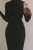 I bought this top for a party that I didn't end up attending, but it fits really well and could be described as "sexy with a little bit of sophistication"! As all the other commenters said, it is see through, so I bought boob tape to wear when I wear it. Also, you might want to know that the back of the top comes up really high - perhaps even a very high waisted bottom may not cover it. That's not a big deal for me however, it still is really nice. - Dee R.
