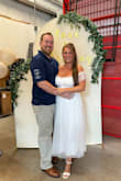I loved this dress and got so many compliments on it. We did our engagement party at a brewery, and I wanted something still elevated and pretty and this was perfect. I was very comfortable. The arms were a little tight but nothing super terrible. I felt so pretty! - Cassandra M.