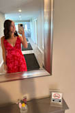 This dress is sooo amazing! I wore it to a wedding this weekend and received so many compliments. I would say the top part runs a bit large, but not too bad. You need this dress; it's so fun and comfy! The colors are gorgeous. - Erica R.