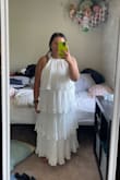 Very cute dress! But with my body type, it doesn't look right on me. I felt like a frilly balloon lol. - Mariell R.