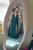 I could go on forever about how obsessed I am with this dress!! I bought it for a bridesmaid's dress. I showed the bride what dress I chose for her wedding (this hunter color, more like forest green) and she said this dress was by far her favorite out of all 8 bridesmaids. It fit me like a glove, too! It's absolutely beautiful!! Also, shipping was extremely fast! I also was an idiot with my order, and when I needed help with customer service, literally the best I've ever had help me with a clothing company online. This company has angels working for them. God bless, Lulus!!! (highly recommend this dress to the world). - Missy G.