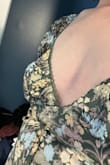 The outer layer of fabric on the chest was way more than the lining. It's impossible to fill out whatever the cup size. I'm not sure if it was a single dress issue or a whole manufacturing mess up with the design. - Iris B.