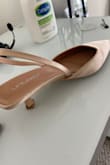 The small, square wooden block on the heel twisted on its first use. By that time, my return window was over. Very upset with the product! - Aneesha B.
