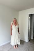 I absolutely love this dress. I ordered my normally wear a size medium, initially ordered it, exchanged it for a size large. My rib cage must be larger, because the large would not zip up either. I will take the dress to a seamstress and have it adjusted to fit. - Sharon R.