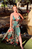 This dress was so perfect for a summer wedding in Southern California! I received so many compliments and was smiling all night long. The adjustable straps are great for a busty woman. I'm a little short and needed to get mine hemmed. - Jessica H.