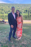 This dress fit great, pretty colors and nice flow. Wore it to a wedding and received many compliments! - Sharran L.