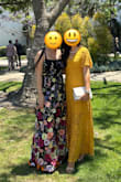 This dress was so beautiful and perfect for a black tie optional wedding! I got so many compliments! I ordered a medium and would say it is true to size. I do agree the straps are more for looks and don't really hold the dress up. I wore tall heels so that I didn't need to get the dress hemmed! I highly recommend this dress for any upcoming events! - Megan L.