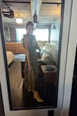 I was worried that I was too old for ruffles. I'm almost 55 years old. This is such a beautiful dress. It's true to size. I purchased the XS. I also got the boots from Lulu's and love them. - Kimberly D.