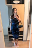 Mostly true to size, I could have gotten away with a small but this was a great fit. Stretchy and comfortable! - Rachel C.