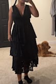 This dress is so pretty in person and also fits me like a glove. I bought it for a wedding but it is one of those dresses I could wear for many other occasions very happy. - Paris B.