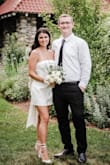 The perfect dress for my elopement! Fit perfectly - Janette L.