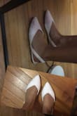 They were pretty but felt uncomfortable to wear and my toes felt squished or pressed on but it did not seem like it was due to small size. The inside felt like plastic or aluminum. They were of poor quality. - Daniela R.