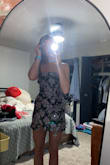 Super cute dress! Would recommend buying. The zipper does get caught a little. Also if small chested the top can be pretty loose. - Shaelyn B.