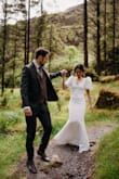 I'm obsessed with this dress! I knew from the start I didn't want a designer dress for my wedding so I was really glad to stumble upon Lulus (I'm based in Ireland). The quality is so good not just to the eyes but also to the touch. It was the perfect fit for me. Just added the sleeves to add some of my Filipino touch to it. I'm 5'2 so I got it shortened, but otherwise, no major alterations. Guests couldn't believe that my wedding dress was bought online! Love, love this! - Eleanor C.