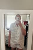 These pjs were perfect for my wedding getting ready outfit! I loved the fabric and it wasn't see through which was my problem with other brands! The string on the shorts was just a little long! Easy to cut though and tie off. - Kim A.