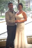 I was skeptical about the "true to size" as well as the cost... it just seemed too good to be true! My husband and I decided last minute to tie the knot. I ordered the dress and requested one day shipping (which took 5 because it was over the 4th of July, so understandable), it came in and was better than expected! It was beautiful, and I got so many compliments! The only downfall is the slip underneath kept sliding up and bunching, but that was a minimal issue I could've fixed if I had more time! - Kelsey B.