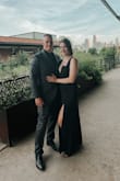 I wore this to a black tie gala and it fit perfectly! I'm 5'8" and wore 4" heels and the length was perfect! It was super flattering and comfortable. So happy with this purchase! - Ashley A.