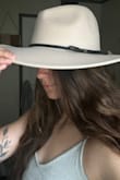 I've been loving fedora hats recently just to add some fun summer flare to outfits. I came across this one and I absolutely love it. The cream color is beautiful and goes with just about everything. I love the quality for the price, too :) if you're on the fence, just get it! - Jaclyn M.