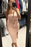 Loved this dress and got lots of compliments. It does run a bit small but wouldn't change the size. - Myrna I.