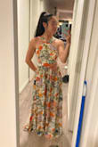 High quality dress, with a great fit and very comfortable. I think it is perfect for all summer events. The dress was too long for me (I'm 5'7"), so I would have had to hem it to wear it. I'm returning it because I think the color is not flattering on me, but that's totally personal and nothing wrong with the dress itself. - Aurelie W.