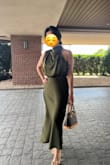 This is probably my favorite wedding guest dress I've ever worn. I got so many compliments wearing this piece! Only reason I took away a star is because the fabric was poorly sewn on the left side (you can kind of see it in the second picture) and on the back zipper, the fabric was raised a bit, causing a weird bump. But, it wasn't about me that day and in pics it looked great! :) - Diana R.