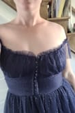 Love this elegant dress. Very comfy with some stretch. Very flattering. - Lyndsay L.