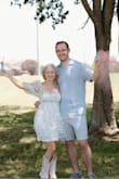 This babydoll dress was perfect for my 20-week growing bump at our gender reveal! - Jessica C.