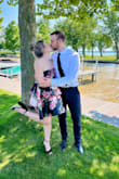 This dress was the perfect find for a friend's wedding this summer! The top of the dress has a rubber band lining the edge that helps keep the dress up and let me dance the night away without a worry. I received so many compliments on how lovely the dress was, 10/10 recommend!! - Emily J.