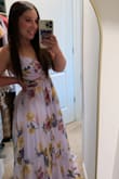 Absolutely adore this dress! Perfect for spring/summer, it's beautiful and lightweight. I wore this as a bridesmaid dress, and the bride loved it so much that she wanted to buy one too! I did initially order a Medium (my usual size) but it was surprisingly too big and does not stretch at all; there's no wiggle room. I exchanged it for a Small and it fits perfectly. Thanks Lulus for such a cute dress and for the outstanding customer service! - Jasmine R.