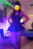 I wore this for my 30th birthday, which had a "RIP to my 20's" theme. This romper was absolutely perfect and fit like a glove! The silhouette is super flattering and exactly what I was looking for. It is VERY short, even with the shorts underneath, which are a tad longer than the hem of the dress. The shorts also have a jacquard pattern, too. If you bend over, there isn't a whole lot of coverage lol (I wore another pair of black shorts underneath for more coverage). The fabric doesn't have stretch. I found this ran true to size. If you're petite, the straps may be a little large. If there's one thing I could change about this romper, I'd add adjustable straps. It can always be altered of course, but I personally love having adjustable straps since my shoulders are petite. But that's by no means a deal breaker and I am fully in love with this romper regardless! I received so many compliments on this romper and it made me feel beautiful for my b-day! It was the perfect 30th birthday outfit - Jessi W.